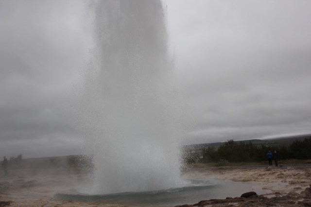 Erupting Stokkur Geyser in Iceland