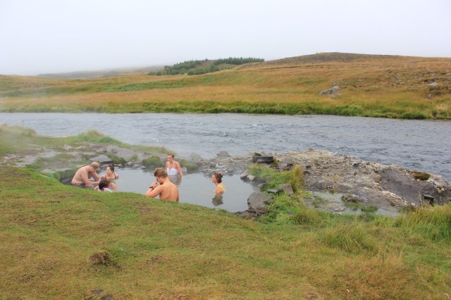 Fosslaug Natural Hot Pot in Iceland